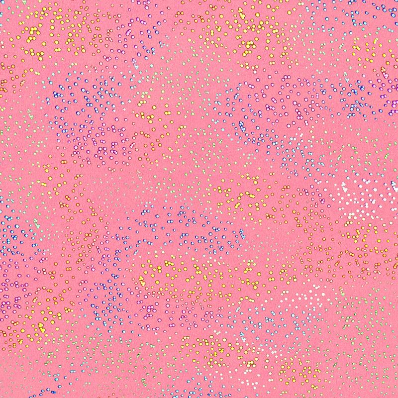 Sparkle Cuddle® Glitter - Hot Pink Multi Metallic Minky Yardage