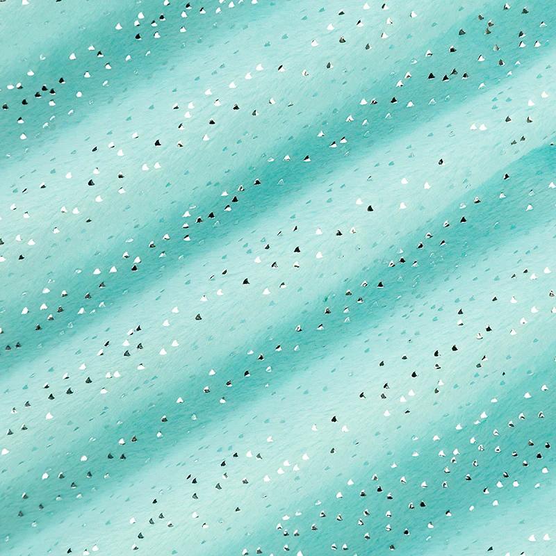 Sparkle Cuddle® Glitter - Saltwater Silver Metallic Minky Yardage