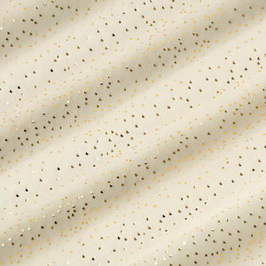 Sparkle Cuddle® Glitter - Ivory Gold Metallic Minky Yardage