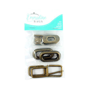 The Spring Sling Bag Hardware Kit - Antique Brass