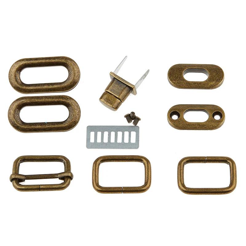 The Spring Sling Bag Hardware Kit - Antique Brass