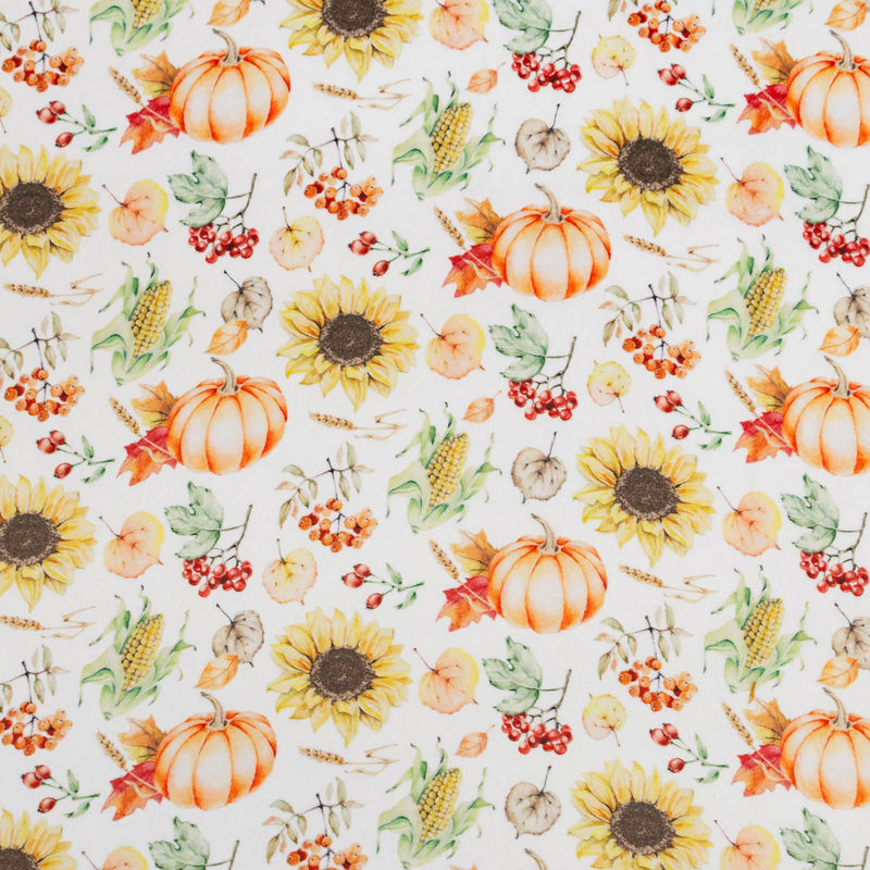 Cloud Cuddle® Print - Harvest Snow Yardage