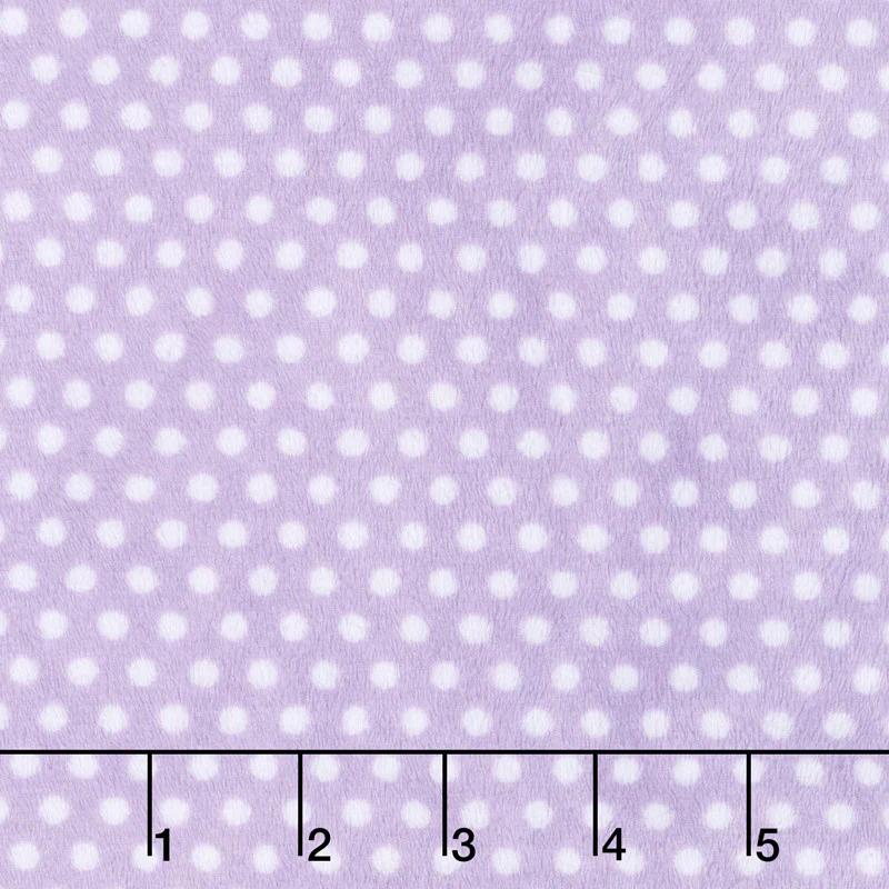 Cuddle® Classic Swiss Dot - Lilac 60" Minky Yardage
