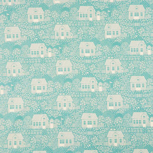 Hometown - My Neighborhood Teal Yardage