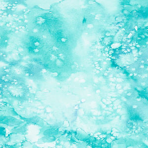 Flow - Watercolor Aqua Frost 108" Wide Backing