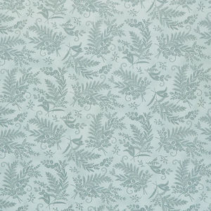 Happiness Blooms - Monotone Ferns Eucalyptus Yardage