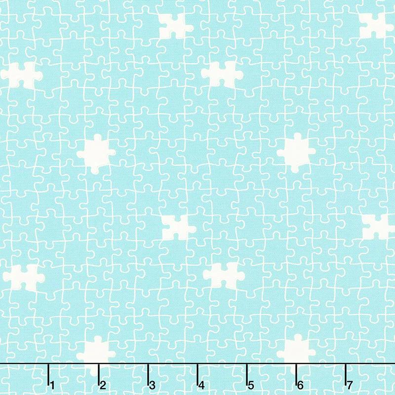 ABC XYZ - Puzzled Aqua Yardage