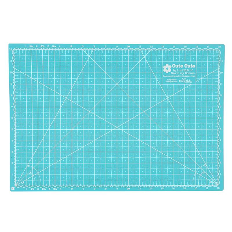 Lori Holt's Cutting Mat - 12" x 18" Steel/Peacock