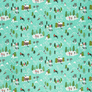 Winter Wonder - Winter Scene Glacier Yardage