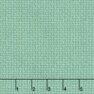 Woolies Flannel - Basket Weave Teal Yardage
