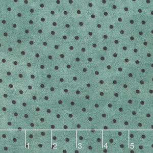 Woolies Flannel - Polka Dots Teal Yardage