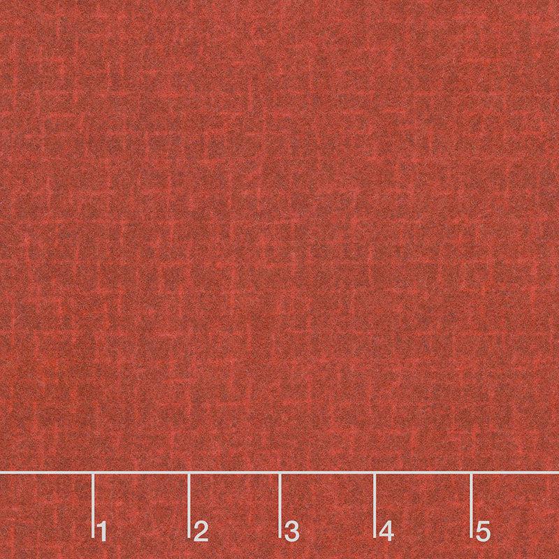 Woolies Flannel - Crosshatch Dark Red Yardage