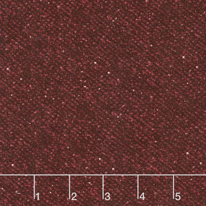 Woolies Flannel - Nubby Tweed Red Yardage