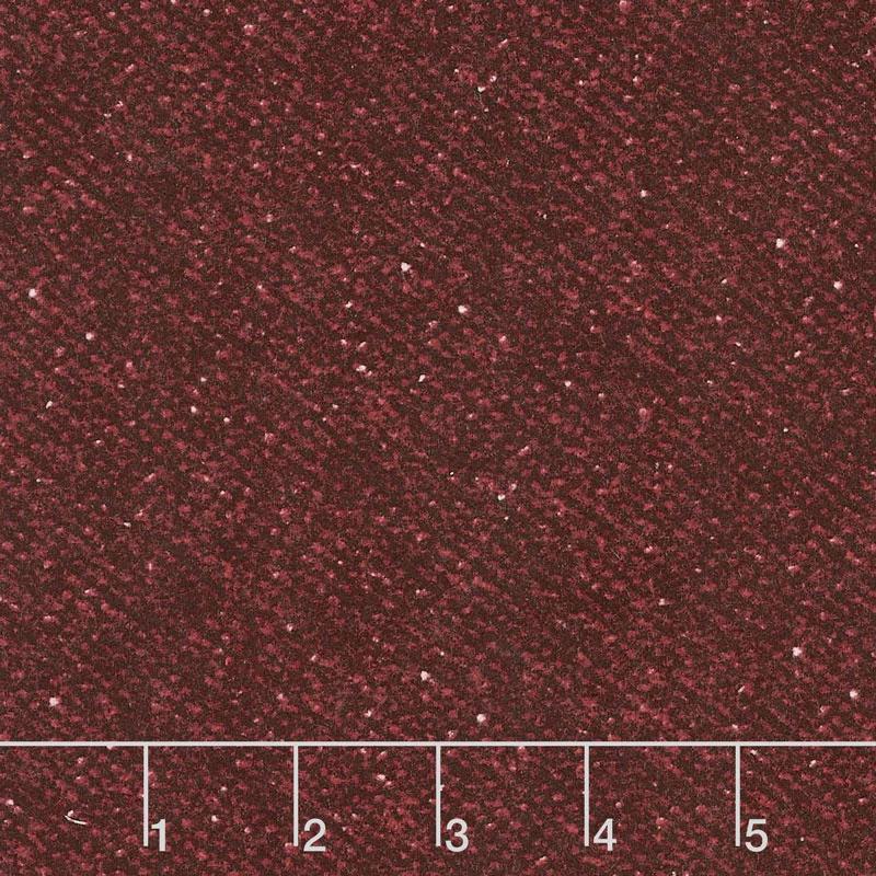 Woolies Flannel - Nubby Tweed Red Yardage
