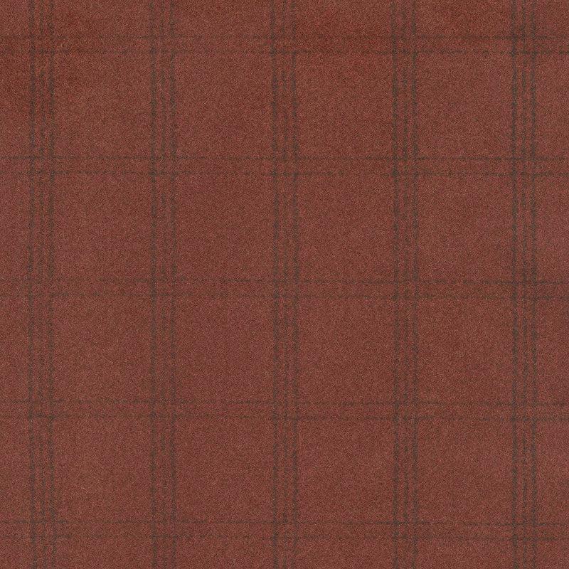 Woolies Flannel - Tartan Grid Deep Red Yardage