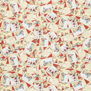World Traveler - Ship Ahoy Red Yardage
