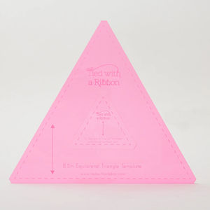 8.5" & 3" Equilateral Triangle Template Set
