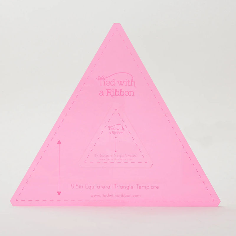 8.5" & 3" Equilateral Triangle Template Set