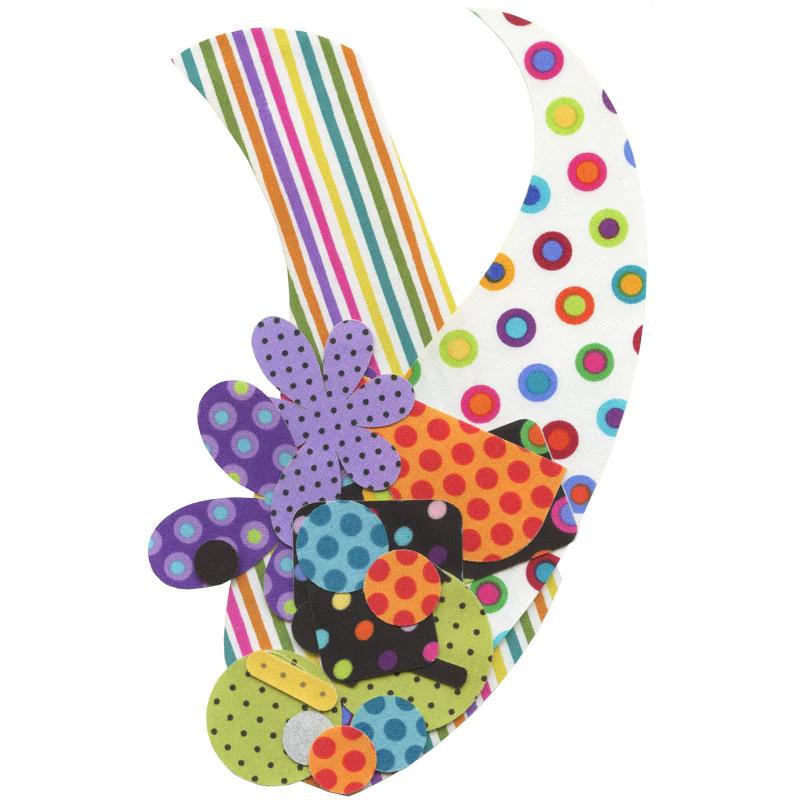 White Dotz Road Trip Fusible Appliqué Shapes