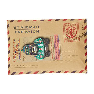 Black Bear Ugly Sweater Air Mail Ornament Kit
