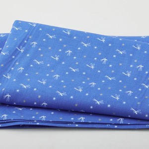 Peter Pan - Tink Blue Metallic 2 Yard Cut