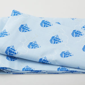 Peter Pan - Jolly Roger Cloud Metallic 2 Yard Cut