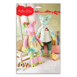 Claira & Clancy Pig Dolls Pattern