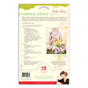 Claira & Clancy Pig Dolls Pattern