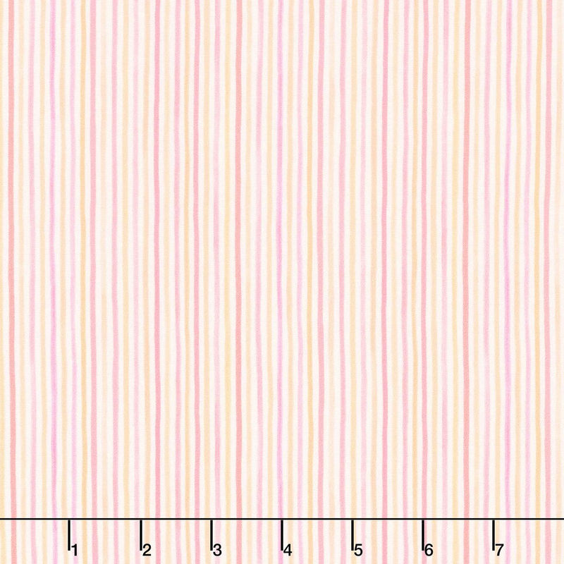 Seascape - Seersucker Stripe Peach Pink Yardage
