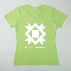 Mother's Choice, Spring 2024 Quilt Block Lime T-shirt - S