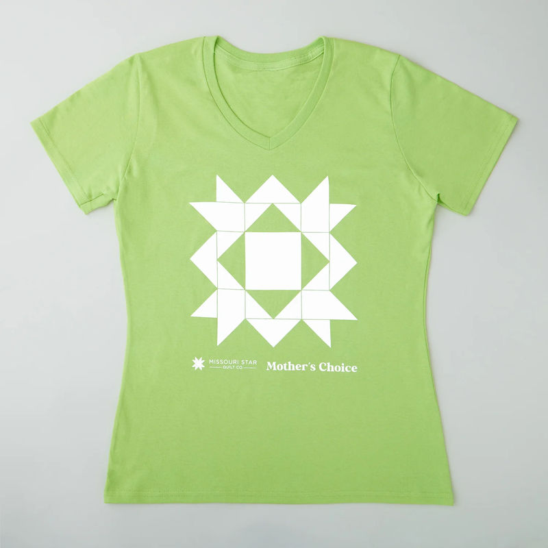 Mother's Choice, Spring 2024 Quilt Block Lime T-shirt - S