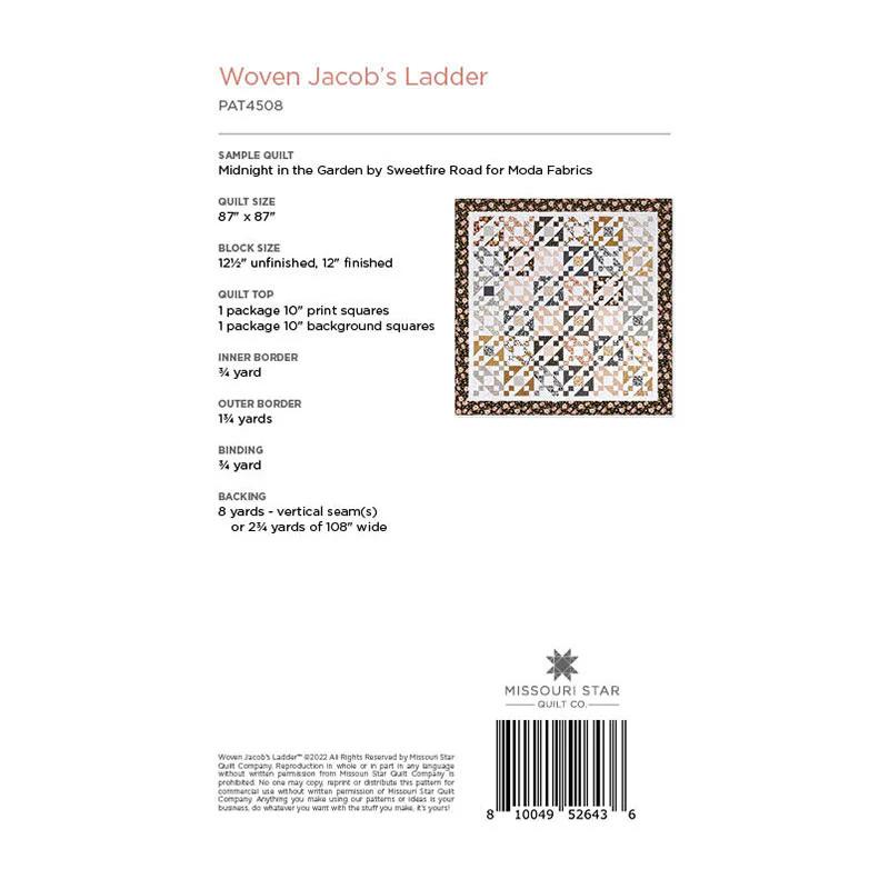 Woven Jacob's Ladder Quilt Pattern by Missouri Star