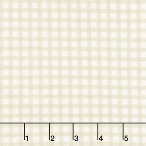 Yuletide Gatherings Flannels - Mini Buffalo Plaid Snow Yardage