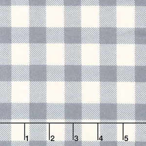 Yuletide Gatherings Flannels - Large Buffalo Plaid Smoke Yardage
