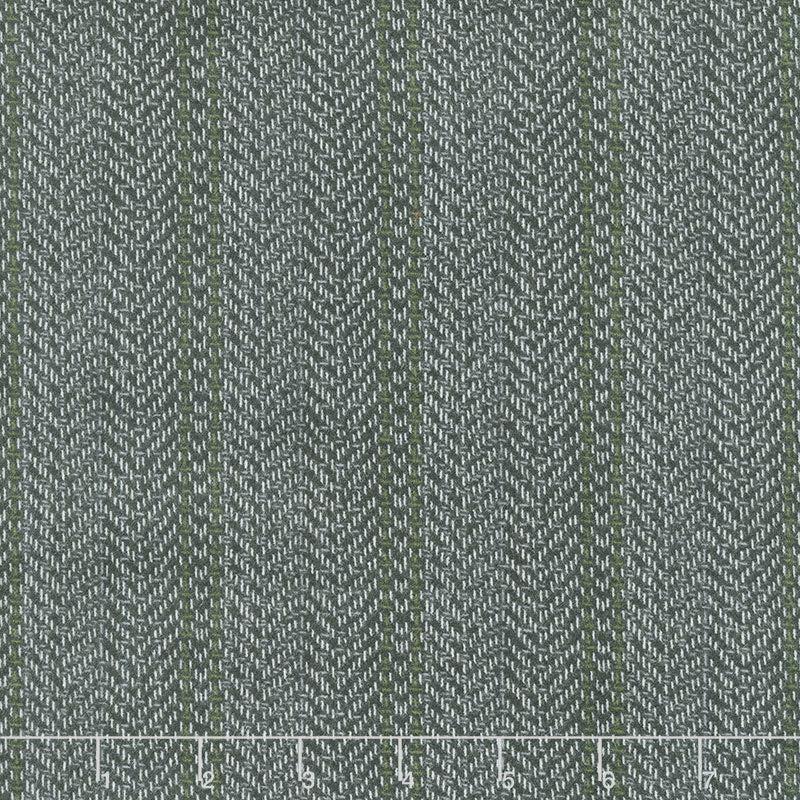 Yuletide Gatherings Flannels - Herringbone Coal Yardage