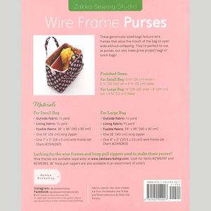 Wire Frame Purses Pattern